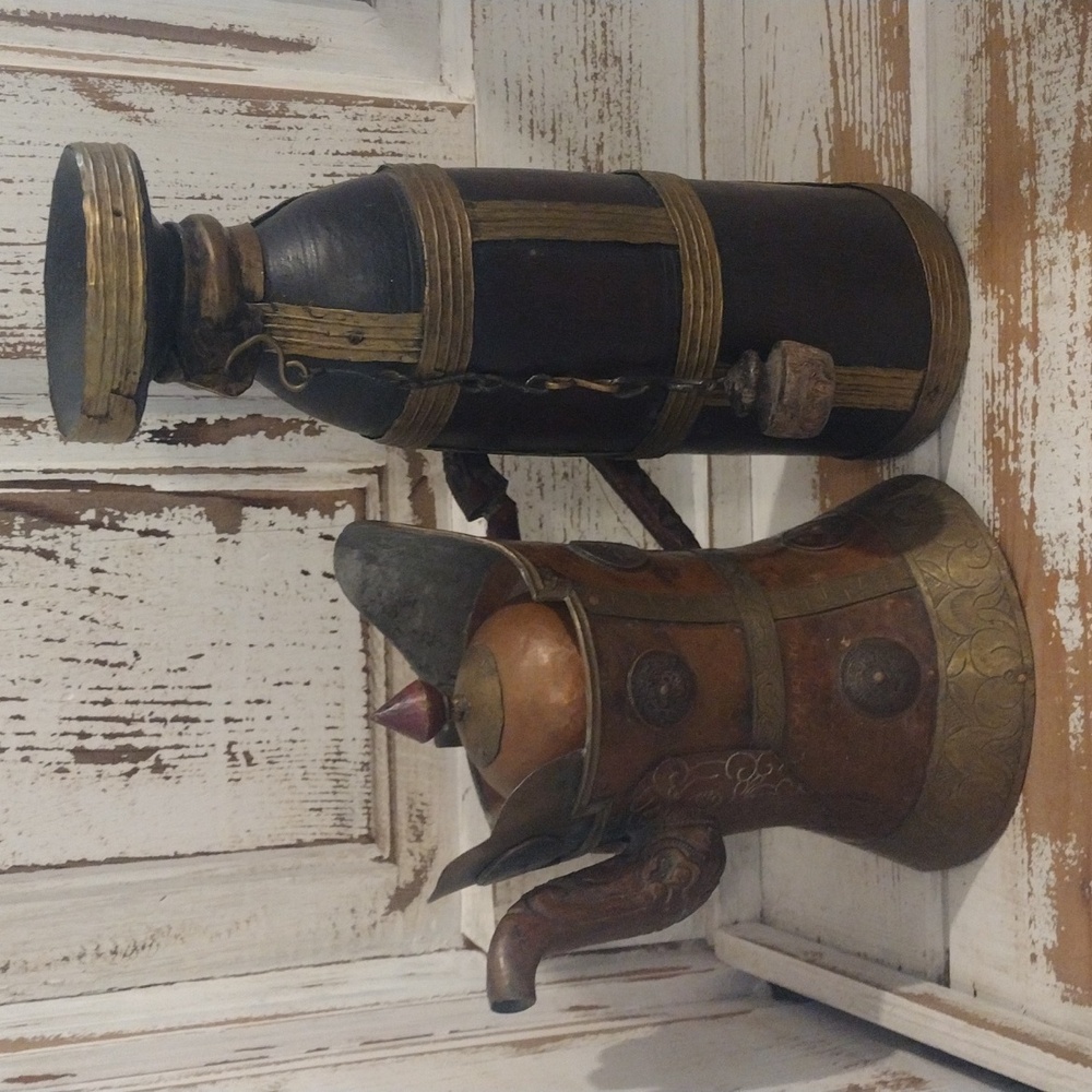 Antique Tibetan Tea Pot And Water Jug